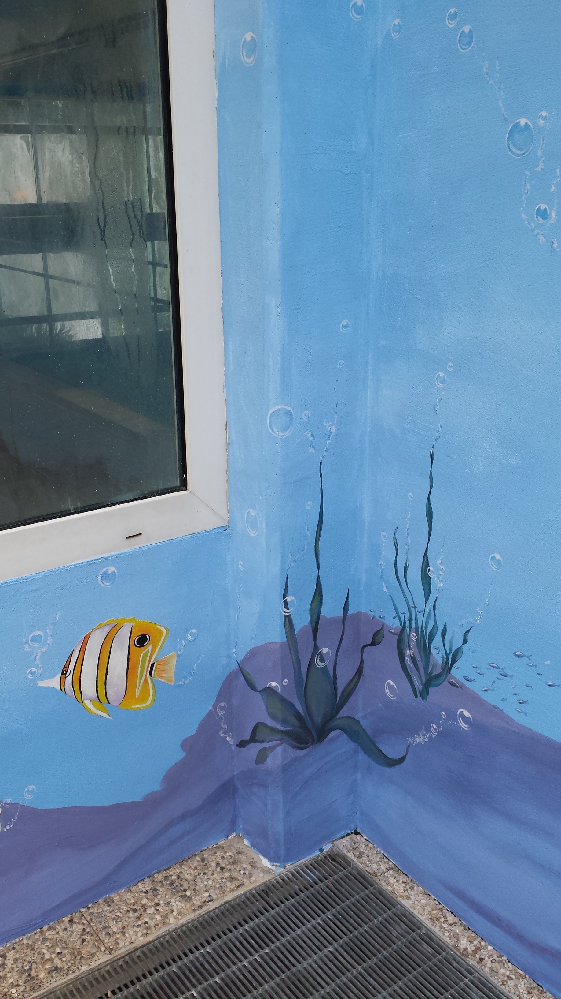 Murales marino piscine di Albino